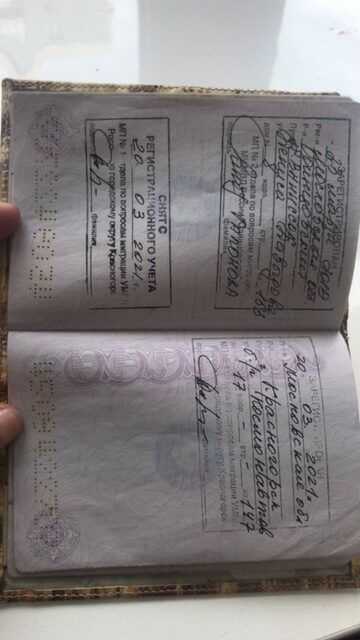 Паспорт прописка