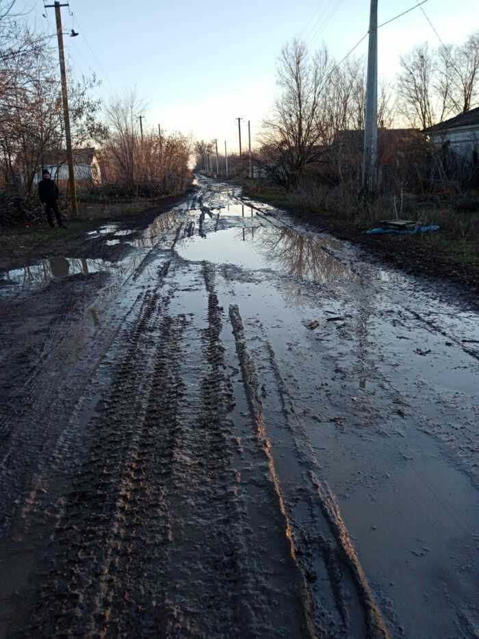 Дорога после грейдирования