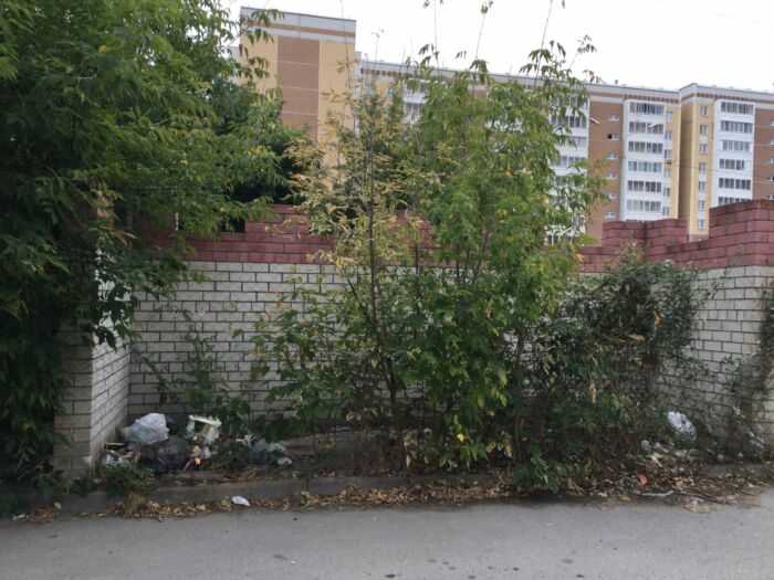 Заброшенная площадка под мусорные баки Репина , 78