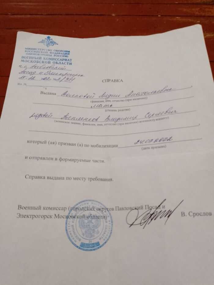 Мобилизоватый сын