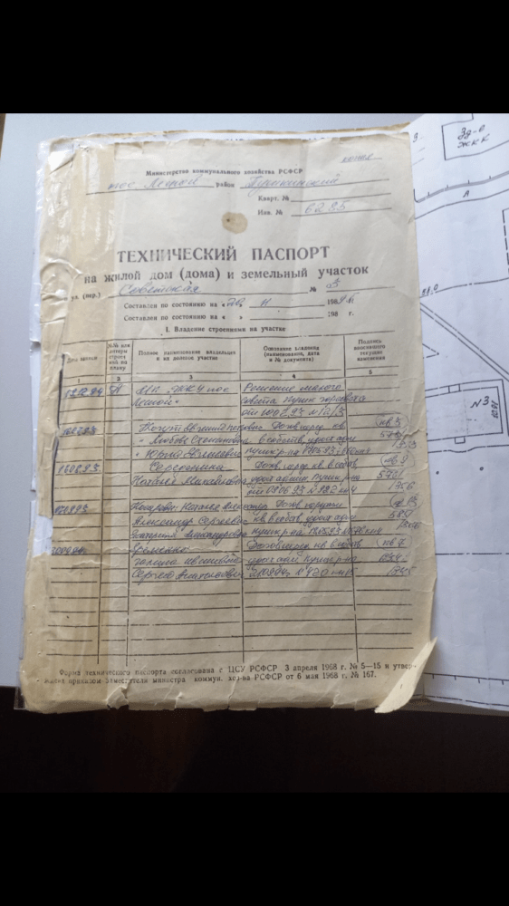 Тех паспорт где тоже есть плащадка